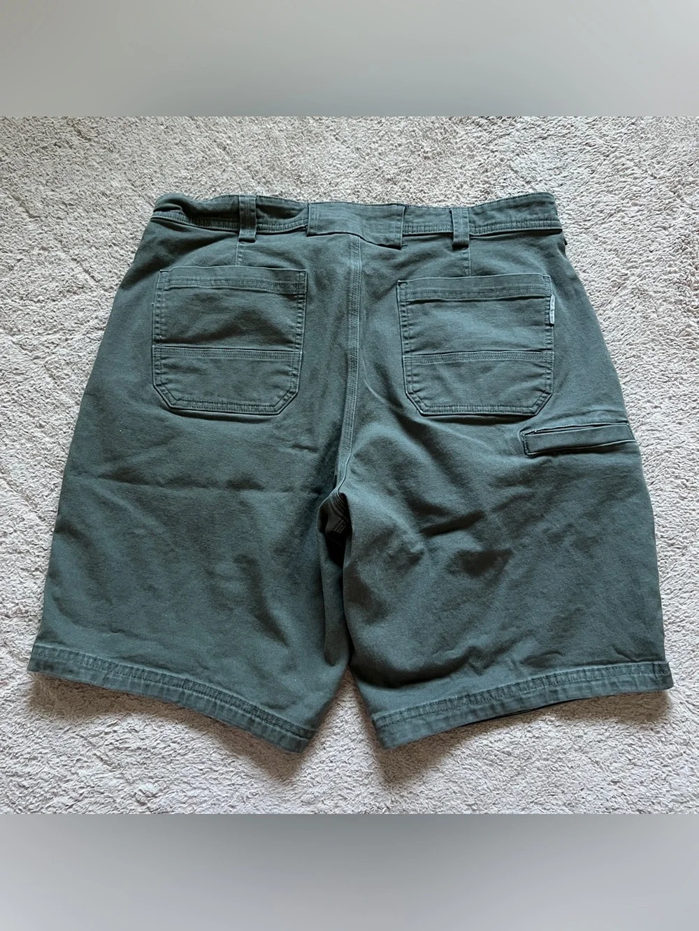 Duluth Trading Co Flex Fire Hose Cargo Shorts Utility Minimalist Outdoor Sz 38